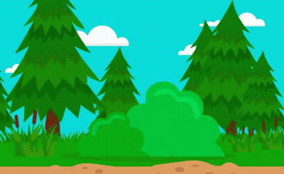 A Cartoon Of A Man In A Hat Looking Through Binoculars GIF