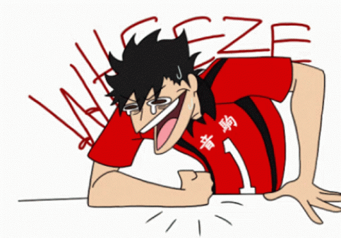 A Cartoon Of A Man In A Red Shirt With The Number 1 On His Chest GIF