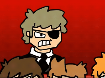 A Cartoon Of A Man In A Suit And Tie GIF