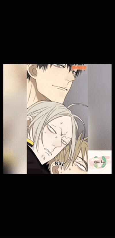 A Cartoon Of A Man Laying On Top Of Another Man GIF