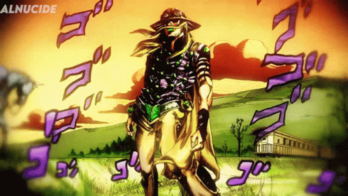 A Cartoon Of A Man Riding A Horse With The Word Alnocide Written On The Bottom GIF