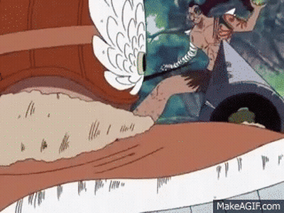 A Cartoon Of A Man Riding A Motorcycle With A Bird On His Head . GIF