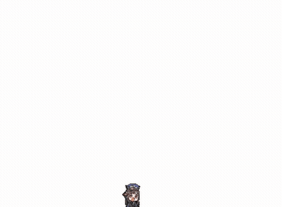 A Cartoon Of A Man Screaming In Front Of A Nuclear Explosion With The Words " False Nuke " Above Him GIF
