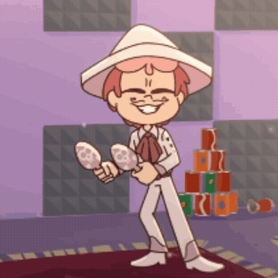 A Cartoon Of A Man Wearing A Sombrero Holding Maracas GIF