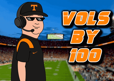 A Cartoon Of A Man Wearing Sunglasses And Headphones With The Words Vols By 100 Above Him GIF