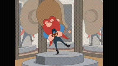 A Cartoon Of A Man With A Beard And A Hat On His Head GIF