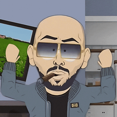 A Cartoon Of A Man With A Beard And Sunglasses Holding A Cigar GIF