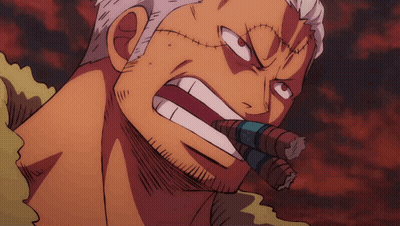 A Cartoon Of A Man With A Beard Holding Two Cigars GIF