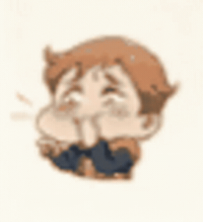 A Cartoon Of A Man With A Bow Tie Is Making A Face . GIF