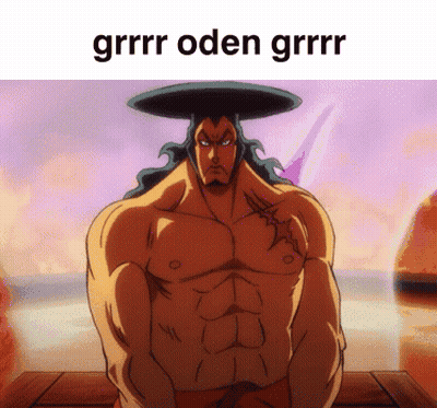 A Cartoon Of A Man With A Hat On His Head And The Words Grrr Oden Grrr GIF