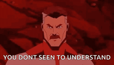 A Cartoon Of A Man With A Mustache Says `` You Dont Seem To Understand '' . GIF