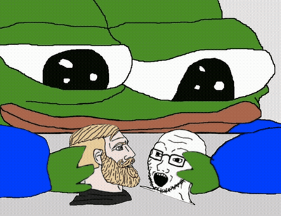 A Cartoon Of A Man With Glasses And A Beard GIF