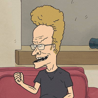 A Cartoon Of A Man With Glasses And A Mohawk GIF