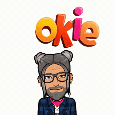 A Cartoon Of A Man With Glasses And The Name Dokie Above Him GIF