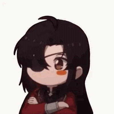 A Cartoon Of A Man With Long Hair And Glasses Is Praying With His Hands Folded . GIF