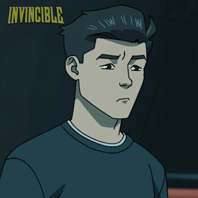 A Cartoon Of A Man With The Words " I Don 'T Know " Below Him GIF