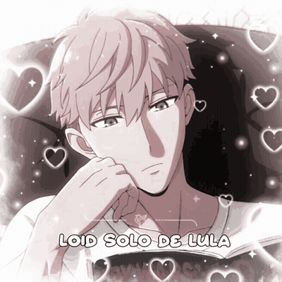 A Cartoon Of A Man With The Words Loid Solo De Lula Written Below Him GIF