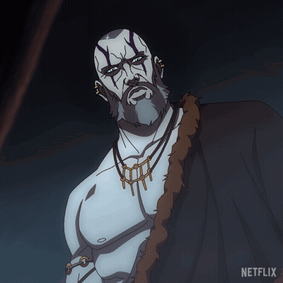 A Cartoon Of A Man With The Words Take A Walk With Me On The Bottom GIF