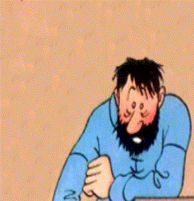 A Cartoon Of A Man With The Words What A Week Huh Written Above Him GIF