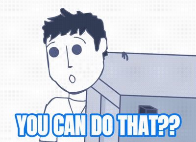 A Cartoon Of A Man With The Words You Can Do That GIF