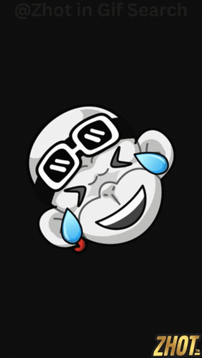 A Cartoon Of A Monkey Wearing Sunglasses And Tears Coming Out Of Its Eyes GIF