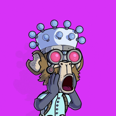 A Cartoon Of A Monkey With A Crown On His Head And The Word Nooo Written Above Him GIF