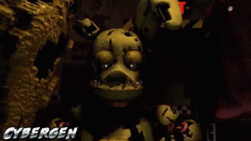 A Cartoon Of A Monster With The Words Cybergen On The Bottom Right GIF