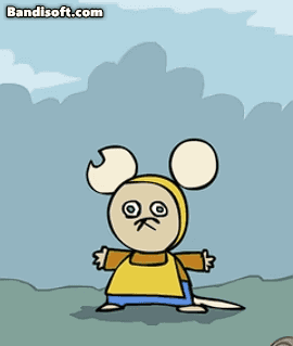 A Cartoon Of A Mouse With The Website Bandisoft.com In The Corner GIF