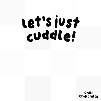 A Cartoon Of A Mouse With The Words Let 'S Just Cuddle GIF