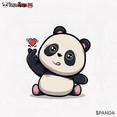 A Cartoon Of A Panda Bear Giving A Thumbs Up Sign GIF