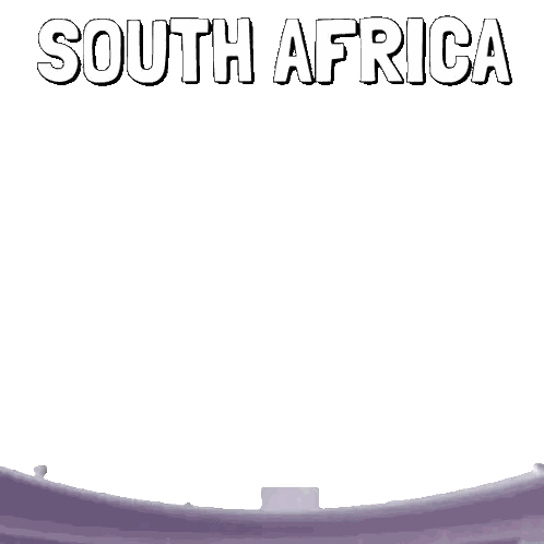 A Cartoon Of A Penguin Holding A Soccer Ball With South Africa Written On The Bottom Sticker