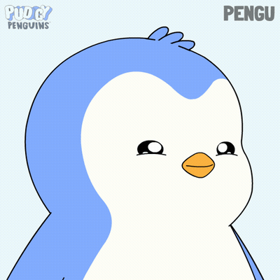 A Cartoon Of A Penguin Named Pengu GIF