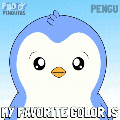 A Cartoon Of A Penguin With The Name Pengu GIF