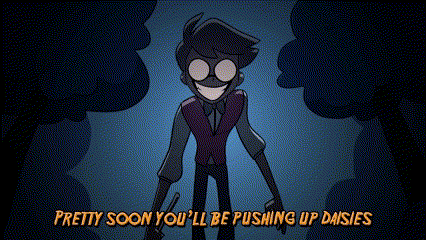 A Cartoon Of A Person Holding A Sword With The Words Where The Sun Don 'T Shine GIF