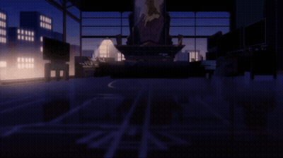 A Cartoon Of A Person Sitting In A Chair With Their Feet Up GIF