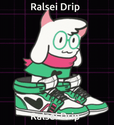 A Cartoon Of A Rabbit Wearing A Pair Of Green And White Sneakers GIF