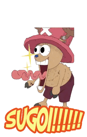 A Cartoon Of A Squirrel With The Word Sugo On It Sticker