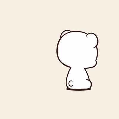 A Cartoon Of A Teddy Bear And A Polar Bear Hugging Each Other GIF