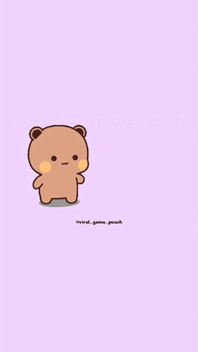 A Cartoon Of A Teddy Bear Blowing A Kiss Next To A Heart GIF