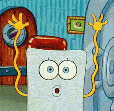 A Cartoon Of A Telephone With A Surprised Face GIF
