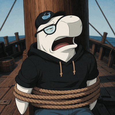 A Cartoon Of A Whale Wearing A Hat And Glasses GIF