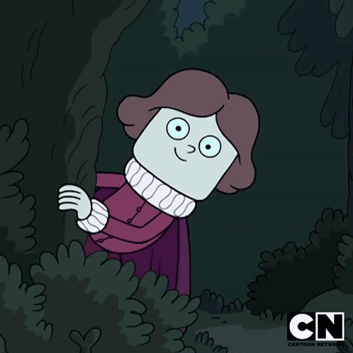 A Cartoon Of A Woman Holding Her Finger To Her Mouth With The Words Shh Cn Below Her GIF