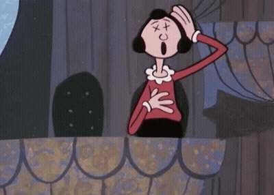 A Cartoon Of A Woman With A Cross On Her Forehead GIF