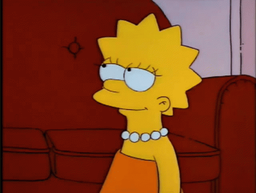 A Cartoon Of A Woman With A Pearl Necklace GIF