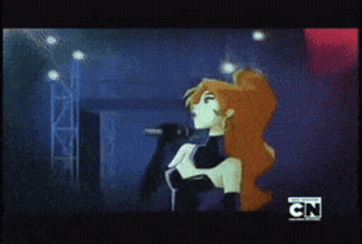 A Cartoon Of A Woman With Cn Written On The Bottom Right GIF