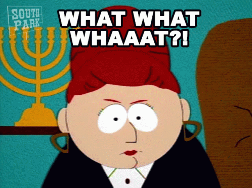 A Cartoon Of A Woman With Red Hair Says What What Whaaat GIF