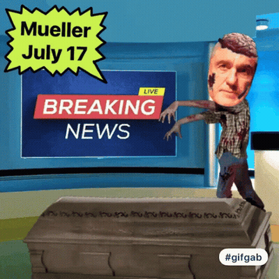 A Cartoon Of A Zombie Coming Out Of A Coffin With The Date Of July 17 On Top GIF