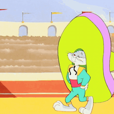A Cartoon Of Bugs Bunny In A Sombrero GIF