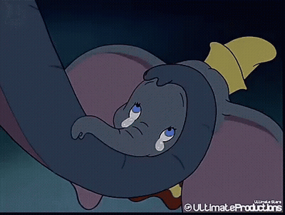 A Cartoon Of Dumbo From Ultimate Productions Is Shown GIF