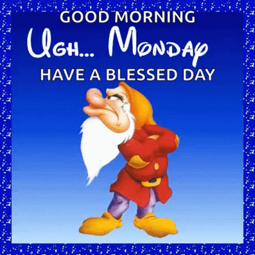 A Cartoon Of Grumpy From Snow White And The Seven Dwarfs GIF